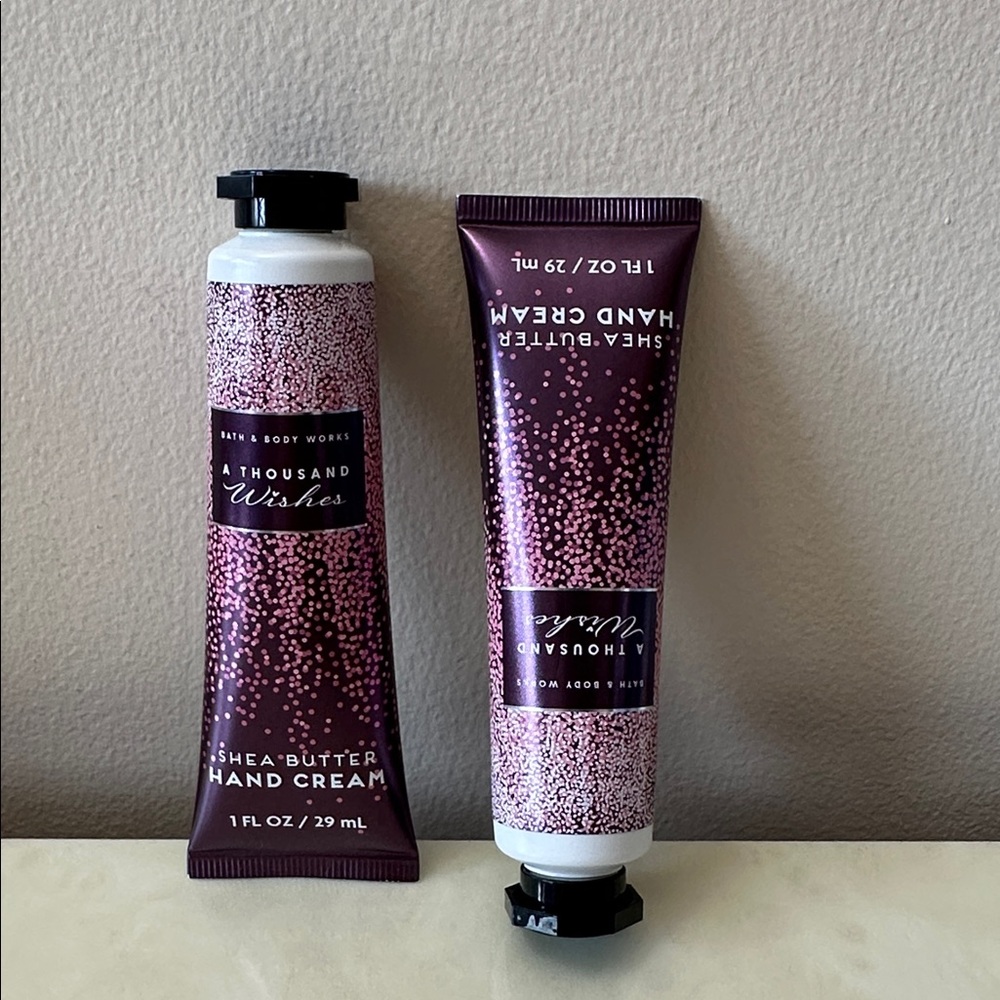 NIB Bath & Body Works A Thousand Wishes Hand Cream 2 Pieces Bundle